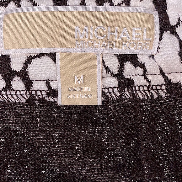 Michael Michael Kors white & brown pencil skirt size medium - Picture 5 of 6